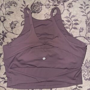 Lululemon Align Twist-Back Tank Top Light Support C/D Lavender Lux Size 12